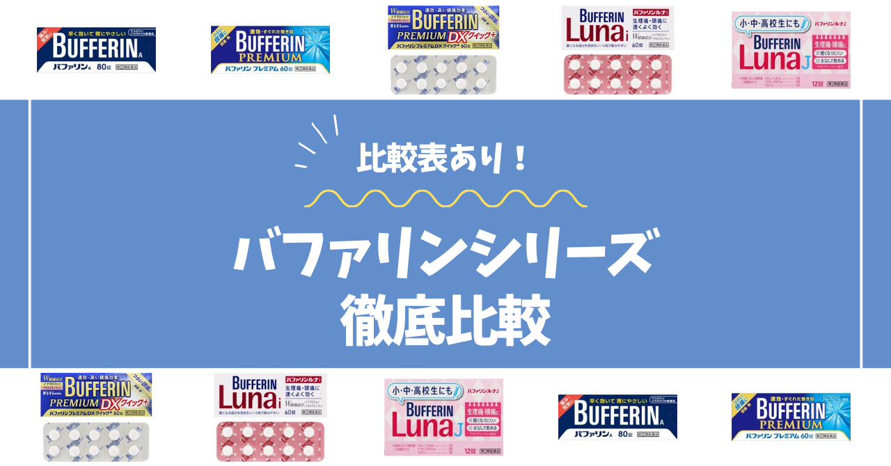 バファリン比較コラムのアイキャッチ画像